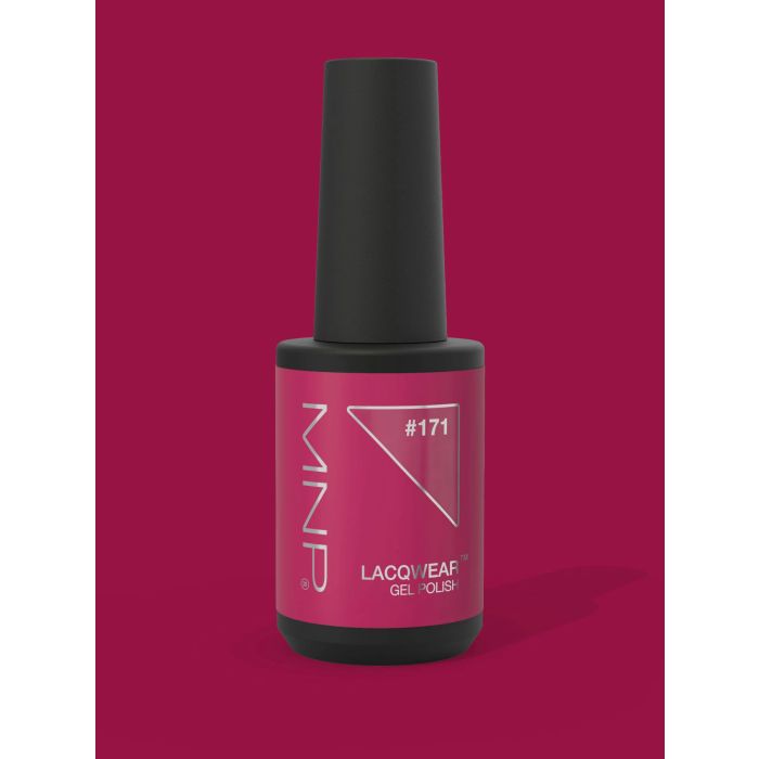 MNP Lacqwear Gel Polish 171 Cabaret - Vernis Semi-Permanent Rouge Bordeaux Intense