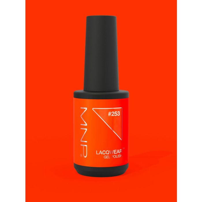 MNP Lacqwear Gel Polish 253 Happy - Vernis Gel Corail Lumineux Longue Tenue