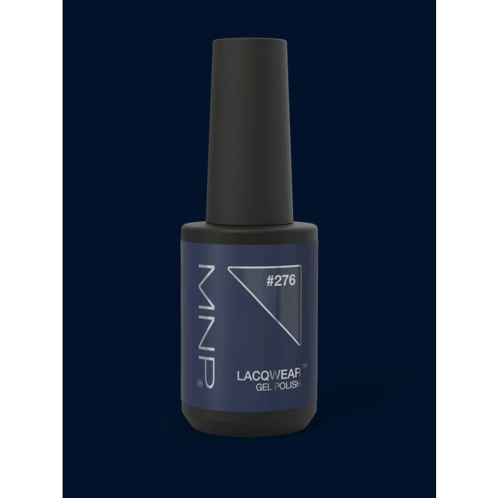 MNP Lacqwear Vernis Gel Semi-Permanent 276 Midnight Ocean - Bleu Marine Profond