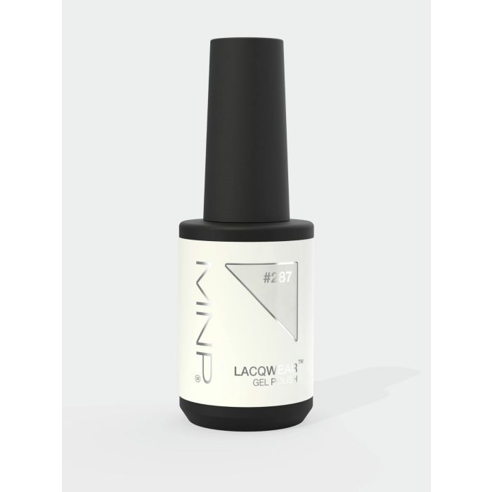 MNP LACQWEAR Vernis Gel 287 ALABASTER - Blanc Albâtre Crémeux, Haute Pigmentation