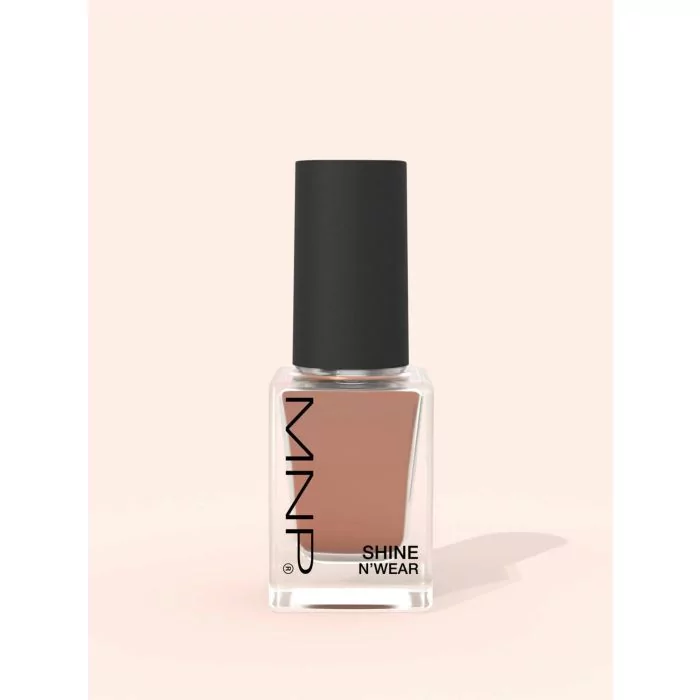 MNP Shine N'Wear 245 Noisette - Vernis à Ongles Haute Brillance Brun Noisette
