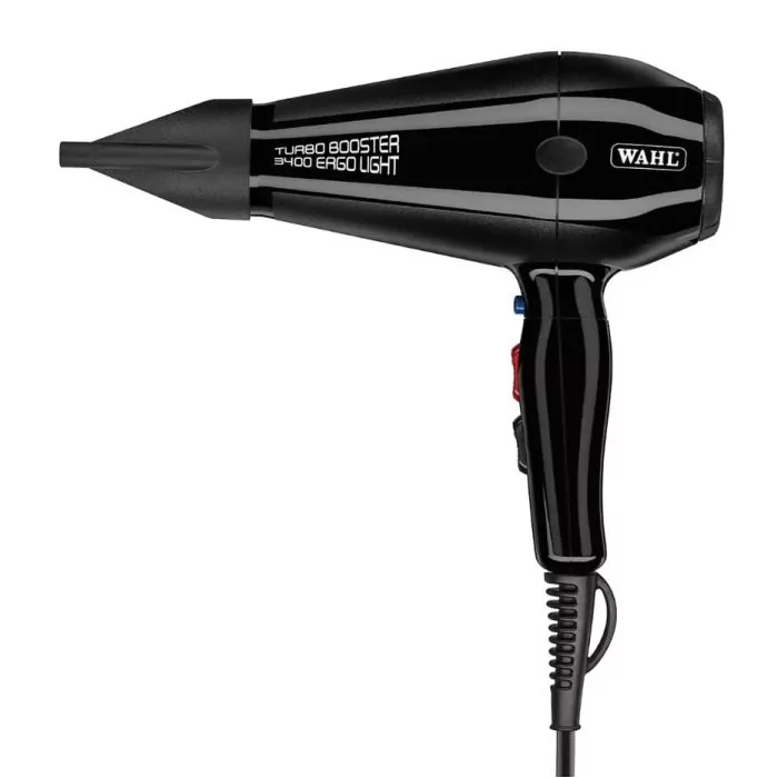 WAHL Turbo Booster 3400 Ergolight - Sèche-cheveux Professionnel 2400W Tourmaline