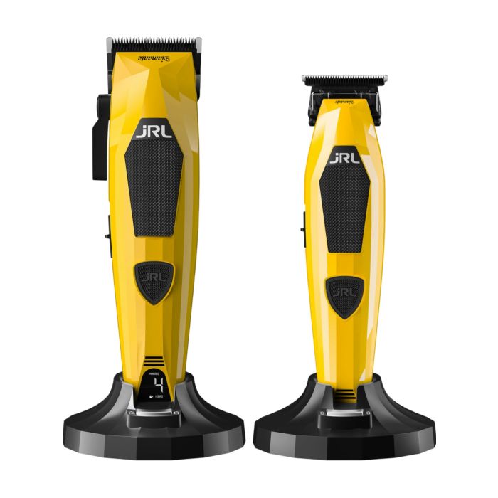 JRL Diamante Combo Set Yellow - Tondeuse et Trimmer Professionnels Édition Limitée