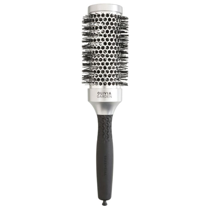 Olivia Garden Essential Blowout Classic 45 mm argent – Brosse ronde professionnelle