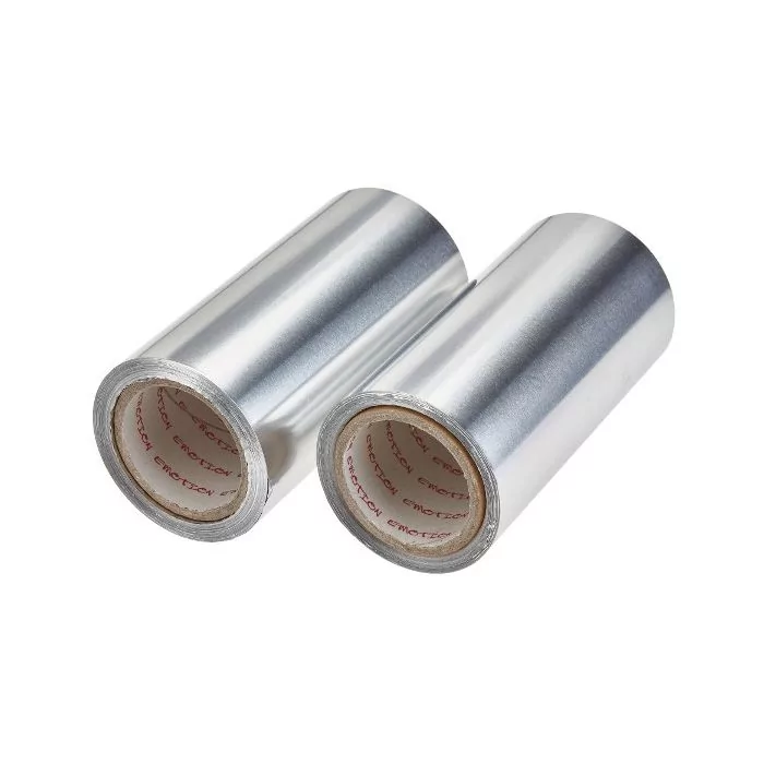 Efalock Papier Aluminium Argent 12/50/20 - Lot de 2 Rouleaux Professionnels