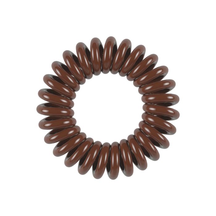 Invisibobble Original Pretzel Brown – Élastique Spirale Doux, Tenue Fiable