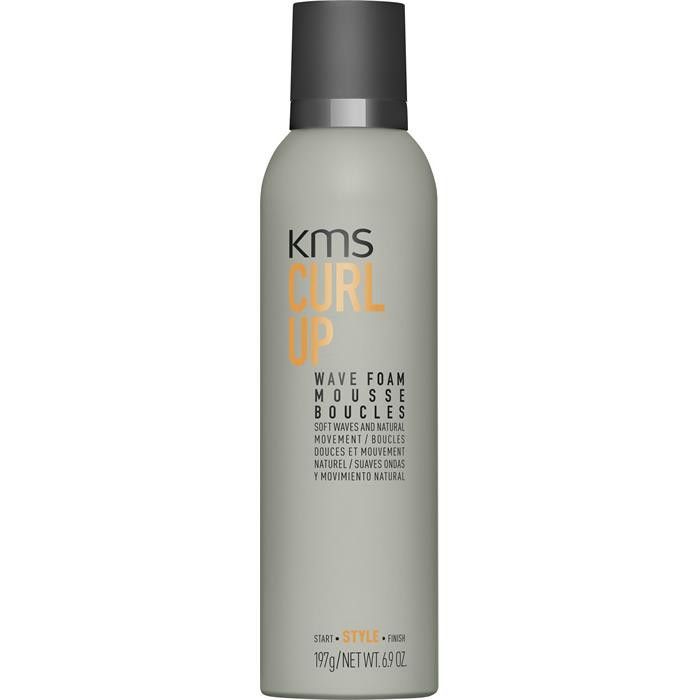 KMS Curl Up Wave Foam - Mousse Coiffante pour Boucles et Ondulations 200ml