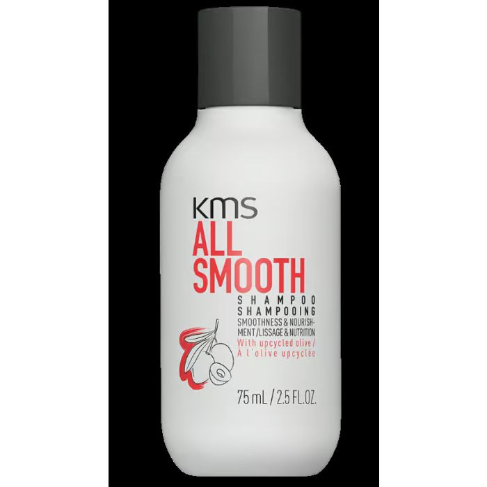 KMS All Smooth Shampoo 75ml - Lissage Anti-Frisottis pour Cheveux Secs