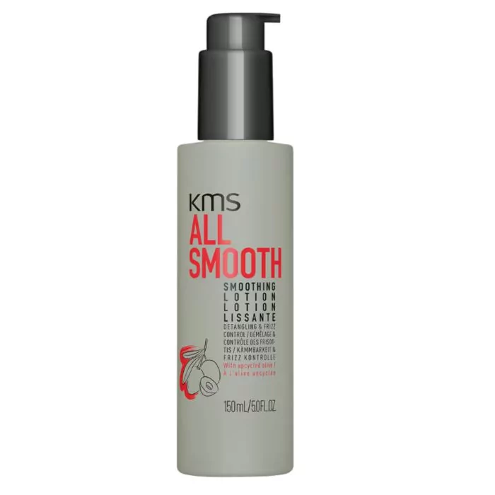 KMS All Smooth Smoothing Lotion 150ml - Lotion Lissante Anti-Frizz avec Protection Thermique
