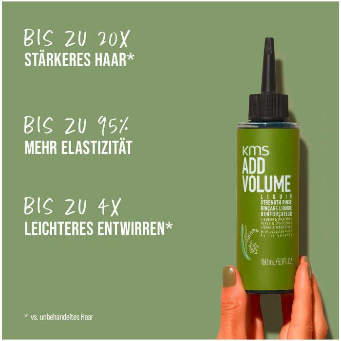 KMS Add Volume Liquid Strength Rinse 500ml - Soin Volumateur Ultra-Léger