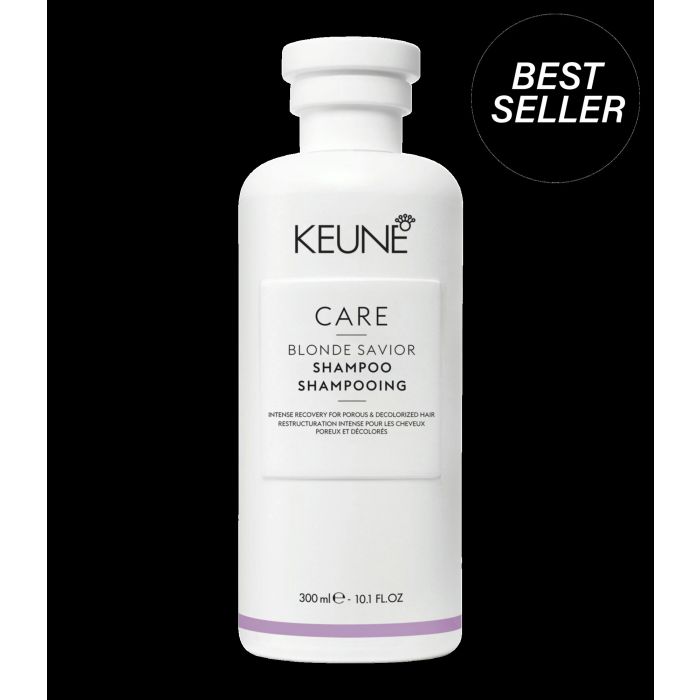 Keune Blonde Savior Shampoo 300ml - Soin Réparateur pour Cheveux Blonds et Décolorés