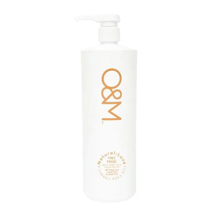 O&M Hydrate & Conquer Après-Shampooing 1000ml – Soin Hydratant Professionnel