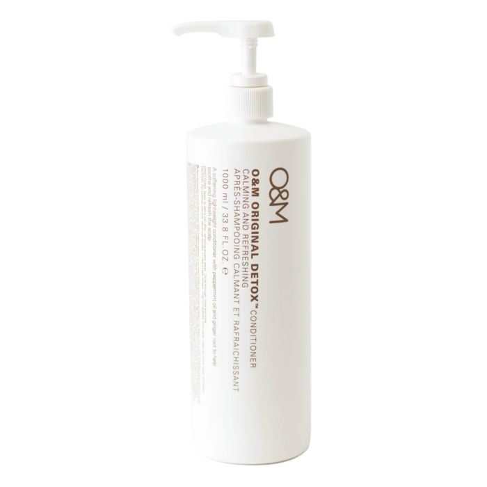 O&M Detox Conditioner 1000ml - Après-Shampooing Détoxifiant et Apaisant