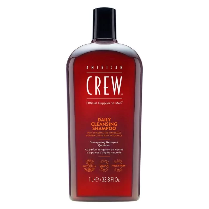 American Crew Daily Cleansing Shampoo 1L - Nettoyage Quotidien Purifiant
