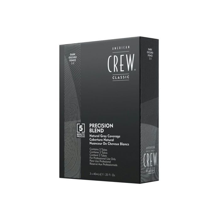 American Crew Precision Blend Dark 3x40ml - Coloration Progressive Cheveux et Barbe