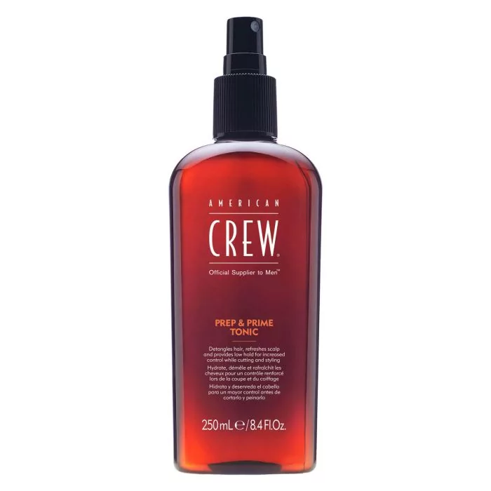 American Crew Prep & Prime Tonic 250ml - Tonique Préparation Coiffage Professionnel