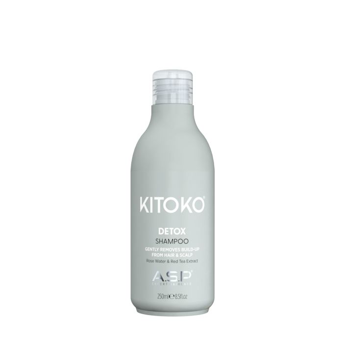 ASP Kitoko Detox Shampoo 250ml - Shampooing Purifiant Détoxifiant Sans Sulfate