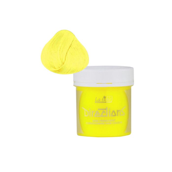 Directions Fluorescent Glow/Yellow 100ml - Coloration Semi-Permanente Jaune Fluo