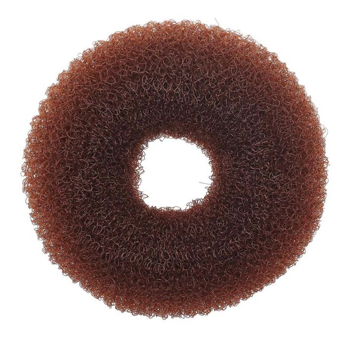 Efalock Anneau à Chignon 9 cm Marron - Boudin Professionnel pour Coiffure