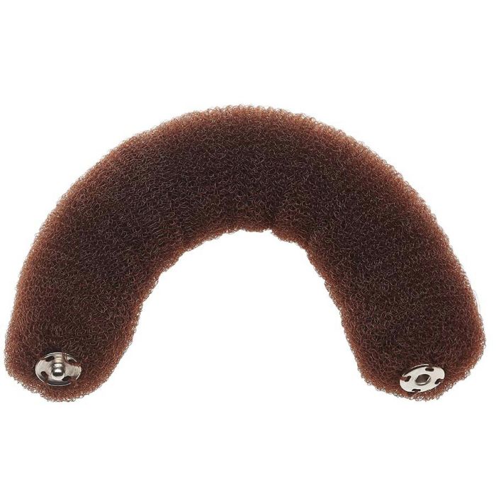 Efalock Boudin de Chignon 23 cm Brun avec Bouton-Pression