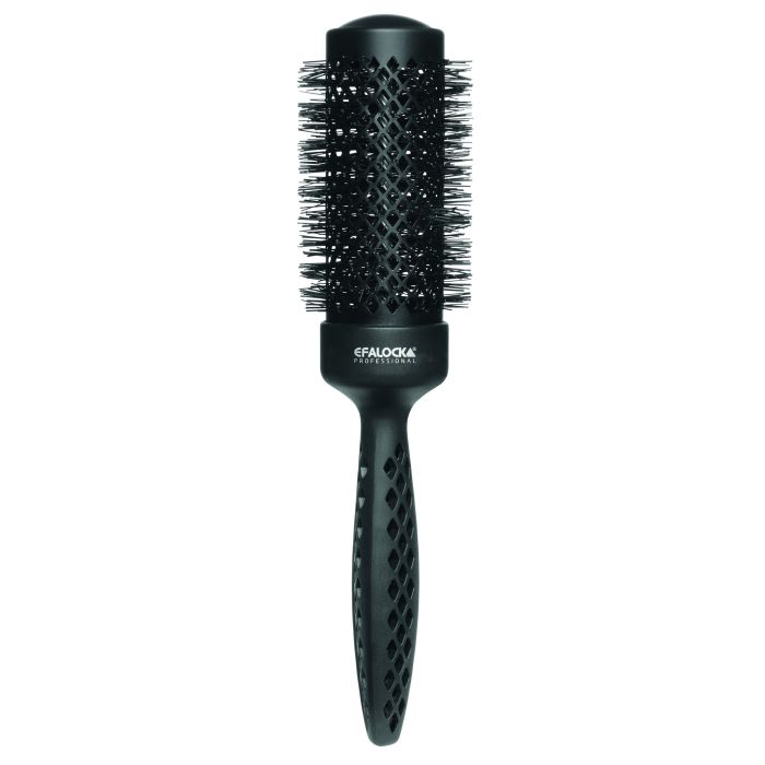 Efalock Brosse Ronde Carbon 43mm - Cheveux Longs & Volume Professionnel
