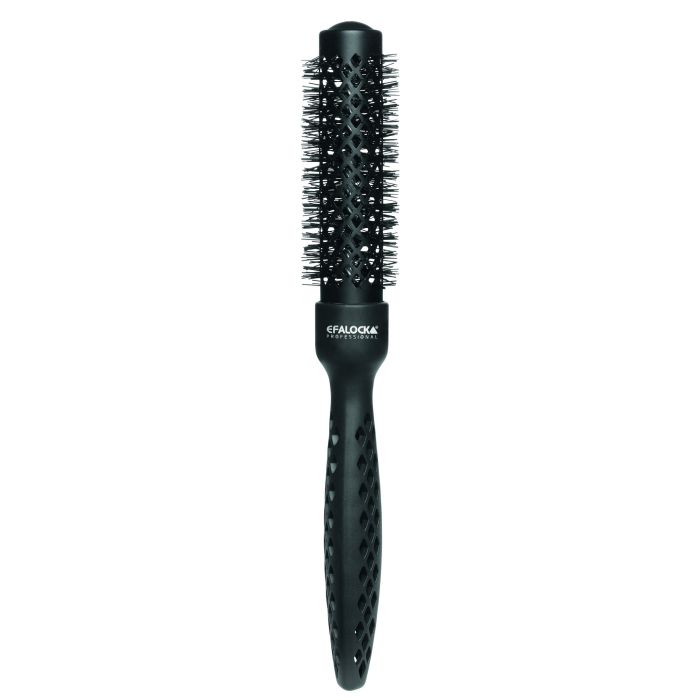 Efalock Brosse Ronde Carbone 25mm - Professionnelle Antistatique