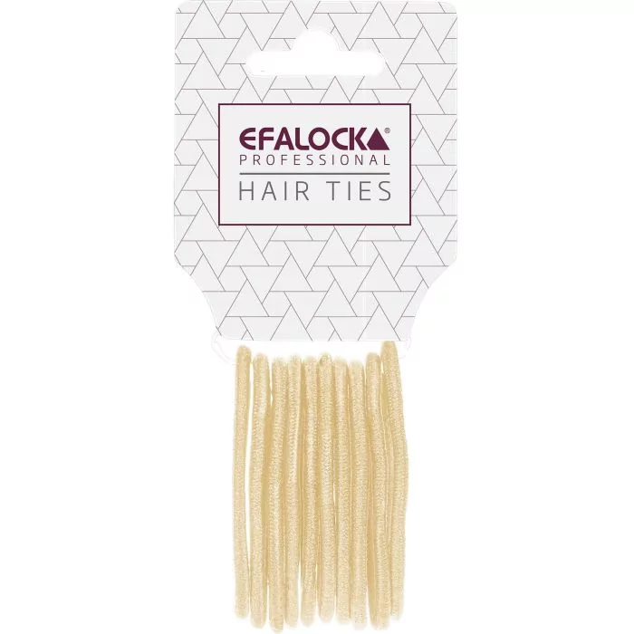 Efalock Élastiques à Cheveux Blonds 10 Pièces