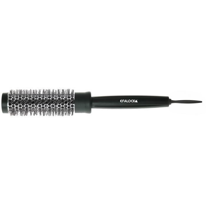 Efalock Brosse Brushing Métal Soft 25/38mm – Professionnelle pour Cheveux Mi-longs