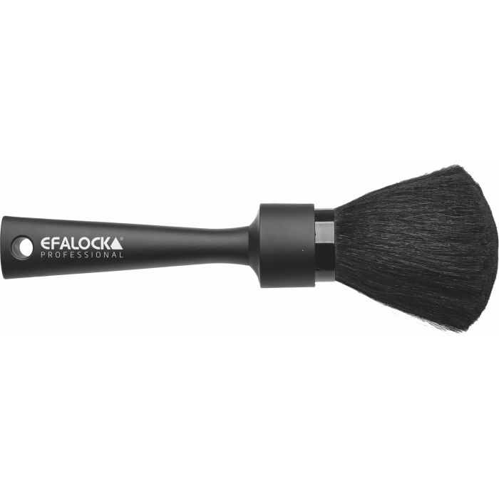 Efalock Pinceau à Nuque Noir - Poils Synthétiques Extra-Doux