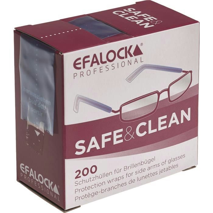 Efalock Protection de Branches de Lunettes SAFE & CLEAN 200 Pièces