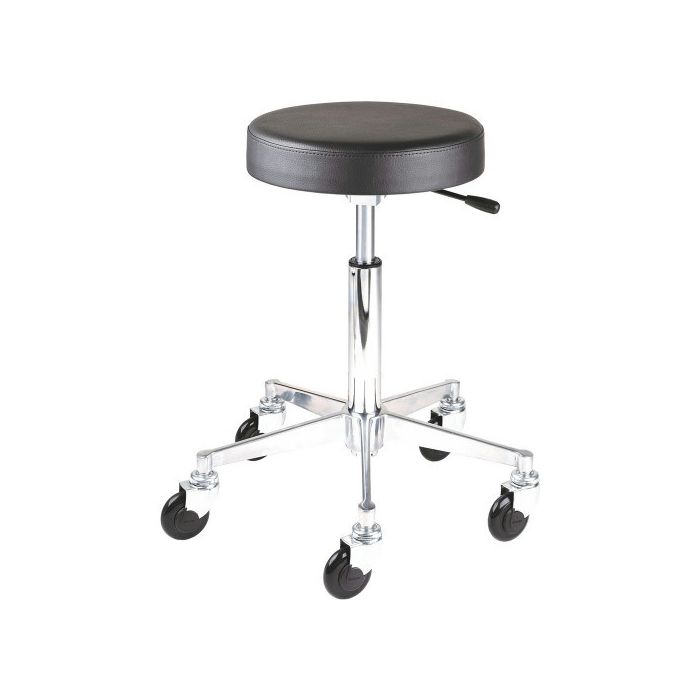 Efalock Tabouret à Roulettes Clic Tec Round Alu M - Professionnel