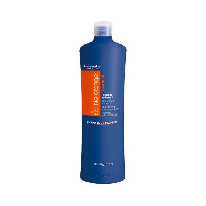 Fanola No Orange Shampoo 1L - Neutralise les Tons Cuivrés et Rouges