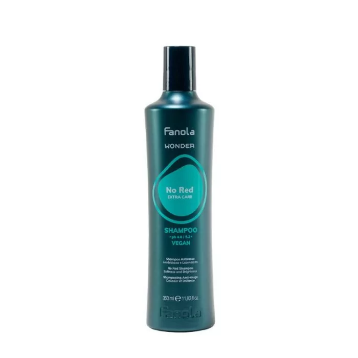 Fanola No Red Shampoo 350ml - Shampooing Neutralisant Reflets Roux