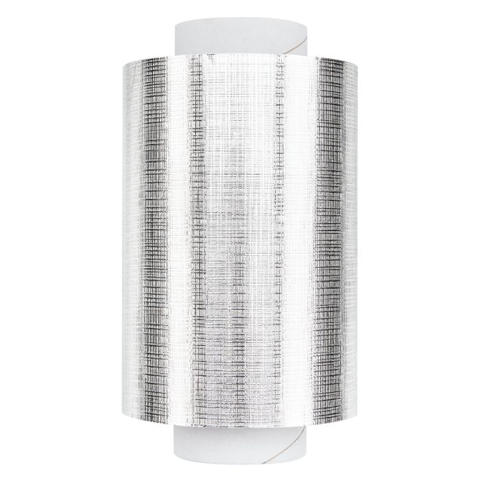 Fripac Papier Aluminium pour Mèches Super-Plus 15 µm Gaufré, 100 m x 12 cm Argenté