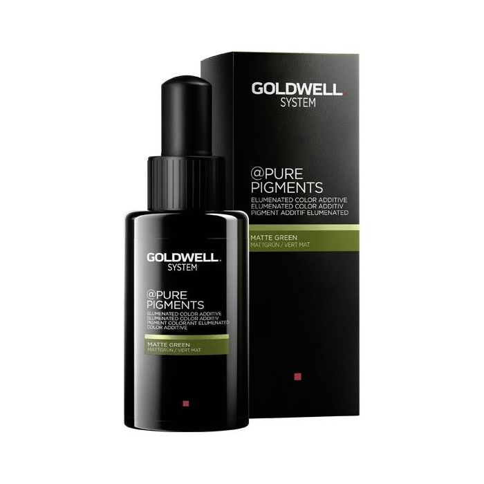 Goldwell @Pure Pigment Vert Mat 50ml - Concentré de Couleur Professionnel