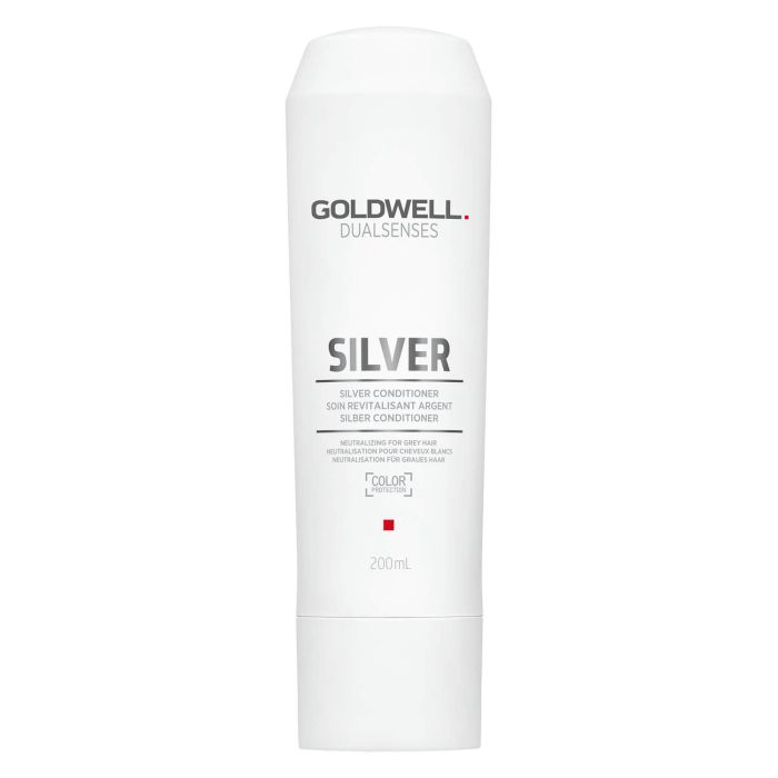 Goldwell Dualsenses Silver Conditioner 200ml - Soin Neutralisant pour Blonds Froids et Cheveux Gris