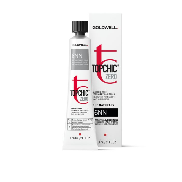 Goldwell Topchic Zero 4N 60ml - Coloration Demi-Permanente Sans Ammoniaque