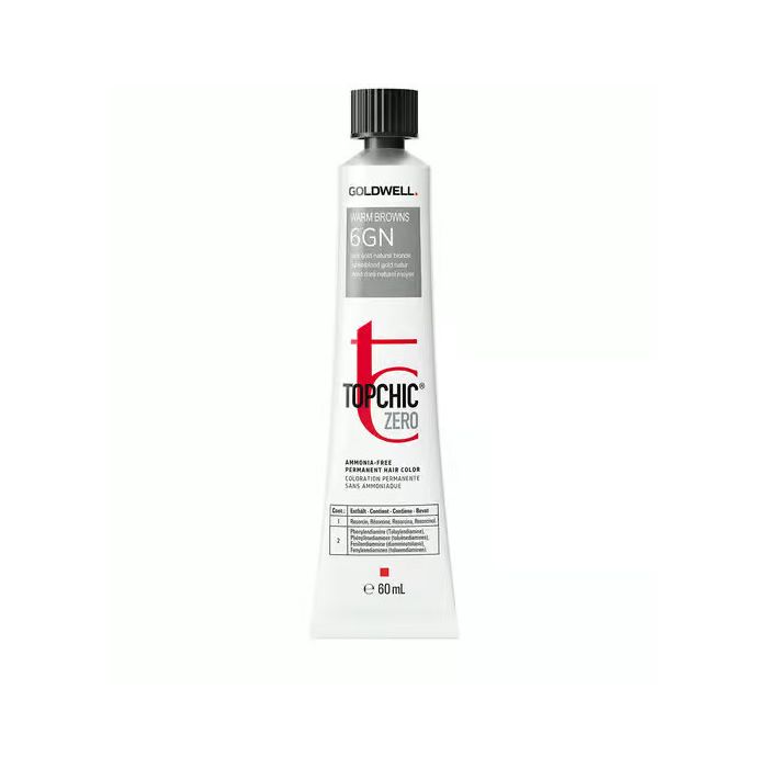 Goldwell TOPCHIC ZERO 6GN 60ml - Coloration Demi-Permanente Sans Ammoniaque