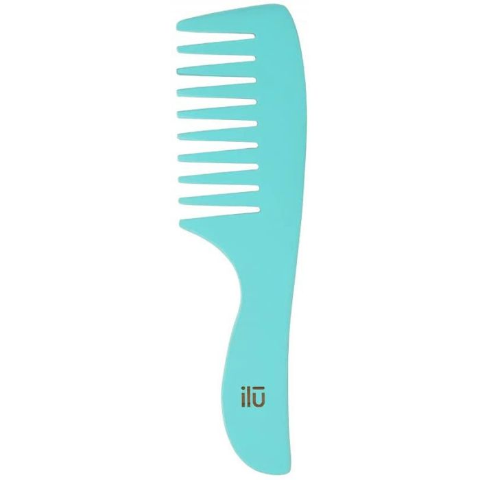 ILU Peigne en Bambou Ocean Breeze - Peigne Antistatique Vegan et Écologique