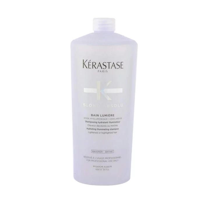 Kérastase Blond Absolu Bain Lumière 1000ml - Shampooing Hydratant Illuminateur