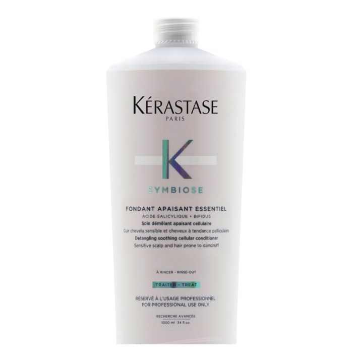 Kérastase Symbiose Fondant Apaisant Essentiel 1000ml - Soin Revitalisant Sans Sulfates