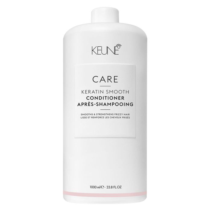 Keune Keratin Smooth Conditioner 1000ml - Soin Lissant Professionnel Anti-Frizz