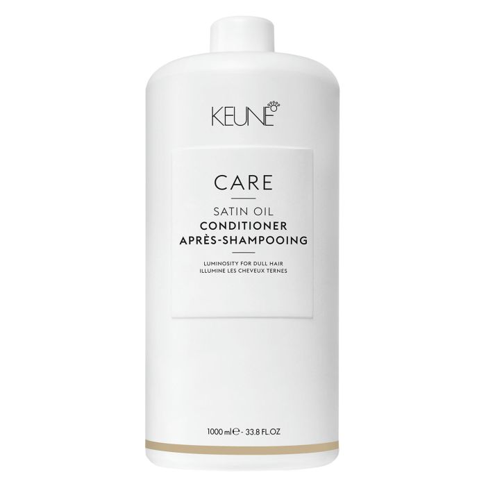 Keune Satin Oil Conditioner 1000ml - Soin Hydratant Intensif aux Huiles Précieuses