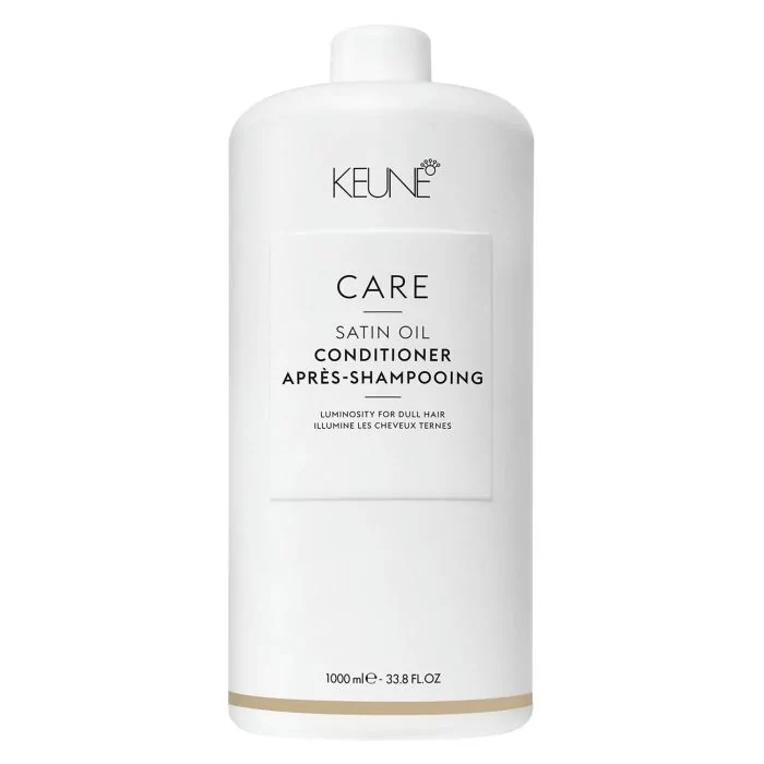 Keune Satin Oil Conditioner 1000ml - Soin Hydratant Intensif aux Huiles Précieuses