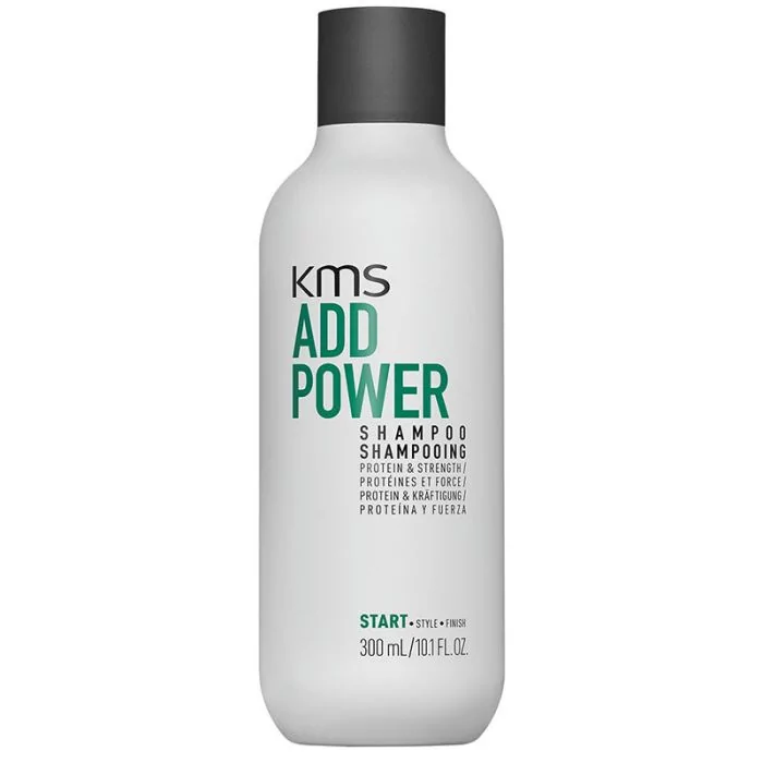 KMS Add Power Shampoo Fortifiant 300ml - Thé Blanc & Protéines de Riz