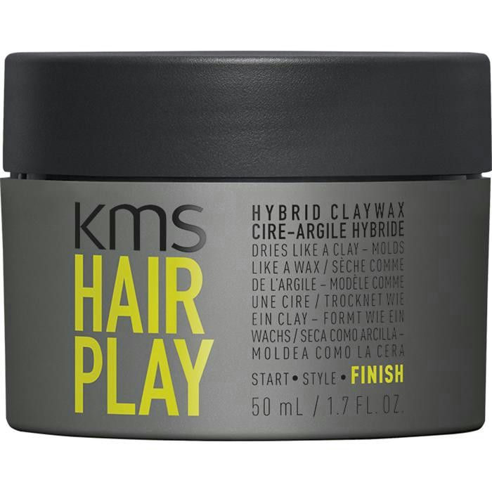 KMS Hair Play Hybrid Claywax 50ml - Cire Argile Texturisante Matte