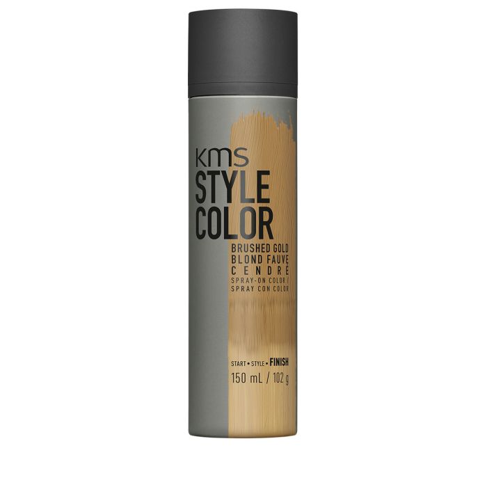 KMS StyleColor Brushed Gold 150ml - Spray Colorant Temporaire