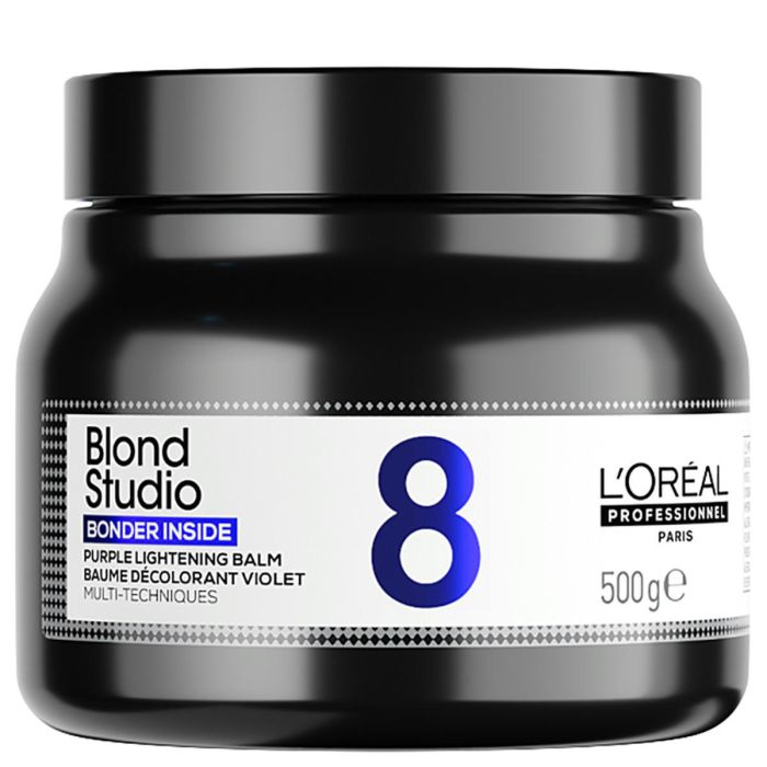L'Oréal Professionnel Blond Studio Purple Lightening Balm 500g - Décolorant Violet Professionnel