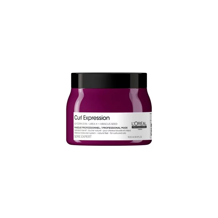 L'Oréal Professionnel Curl Expression Masque Service 500ml - Hydratation Intense pour Cheveux Bouclés