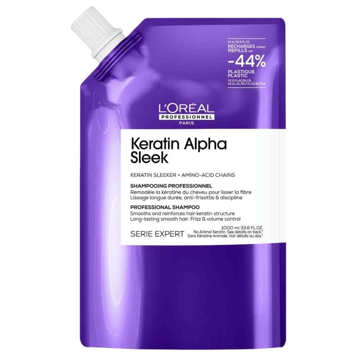 L'Oréal Professionnel Série Expert Keratin Alpha Sleek Shampoo Refill 1000ml
